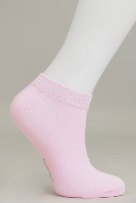 Ladies Bamboo Ankle Socks, Pink