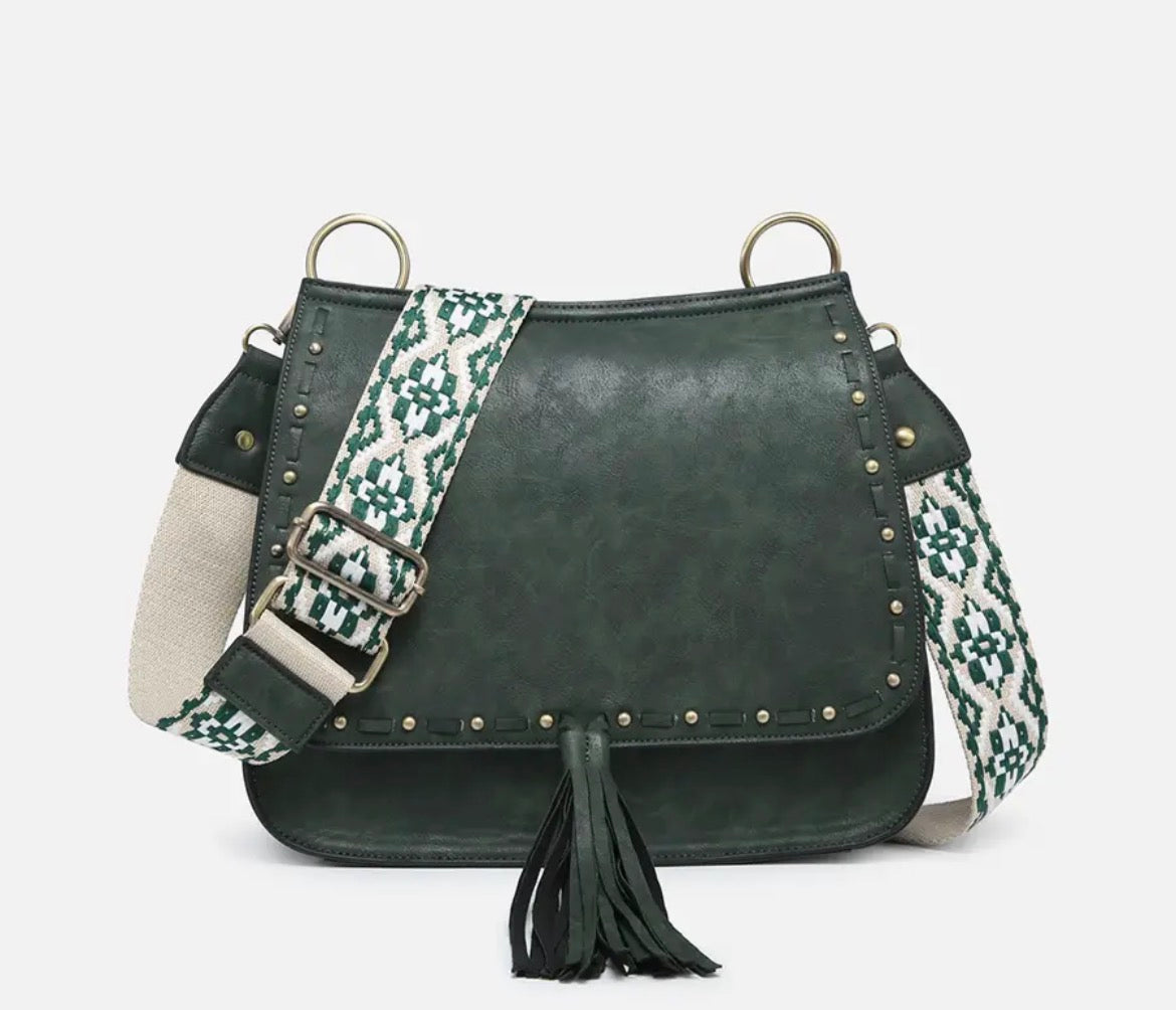 Hunter Green Bailey Crossbody Bag M1970