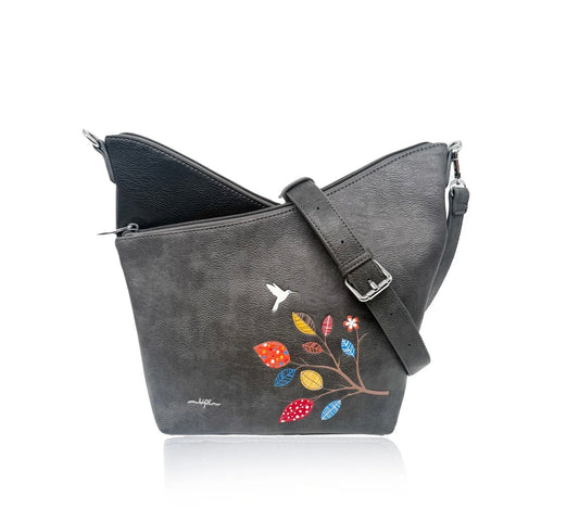 Rio Grey Crossbody Bag