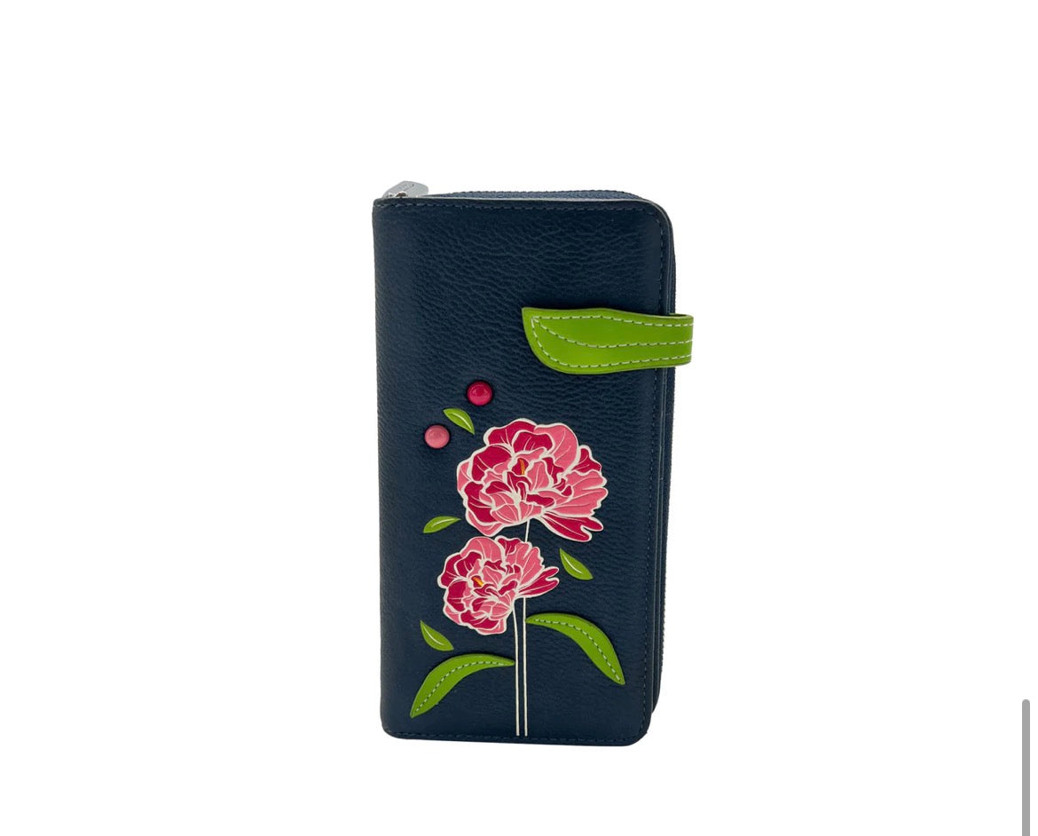 Peony Clutch Wallet