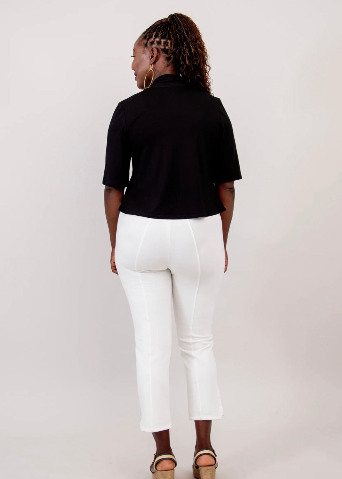 Black Doda Jacket in Bamboo