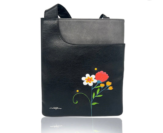 Black Jasmine Crossbody Bag