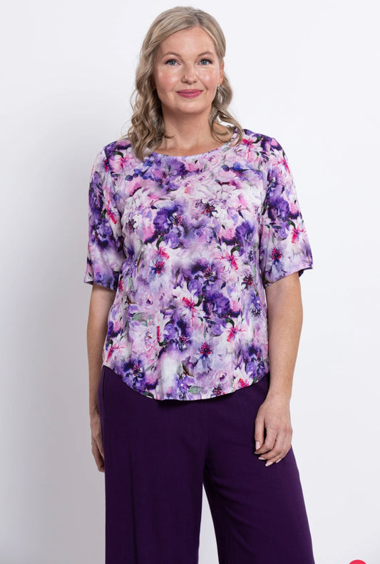 Liza Top, Royale Dynasty, Linen Bamboo
