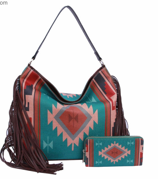 Aztec Tribal Printed purse and wallet