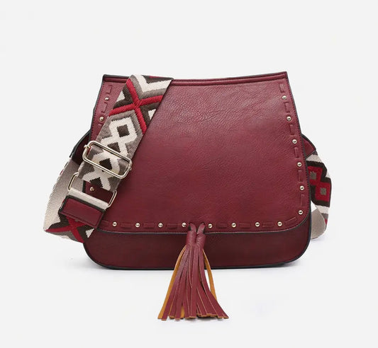 Wine Bailey Crossbody Bag M1970