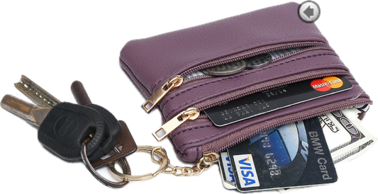 Keychain wallet purse - asst colours