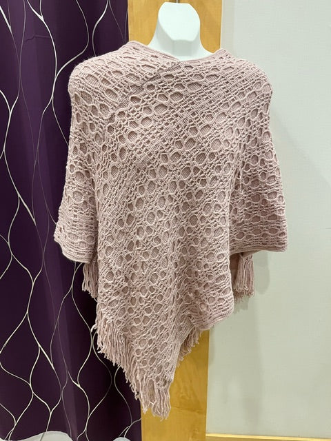 Pink Poncho F11458