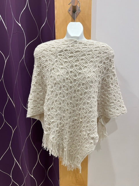 Ivory Poncho F11455