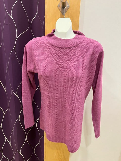 Soft Raspberry Sweater F31527