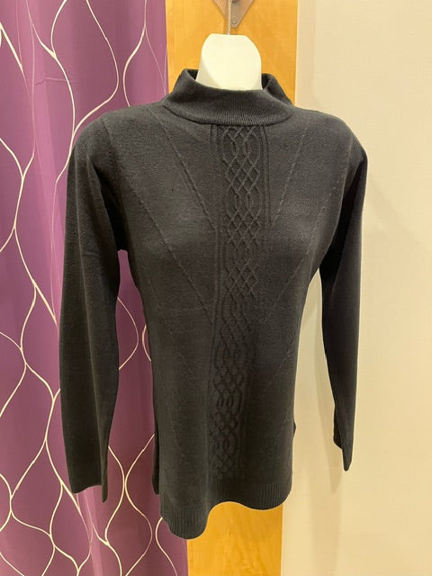 Soft Black Sweater F31523