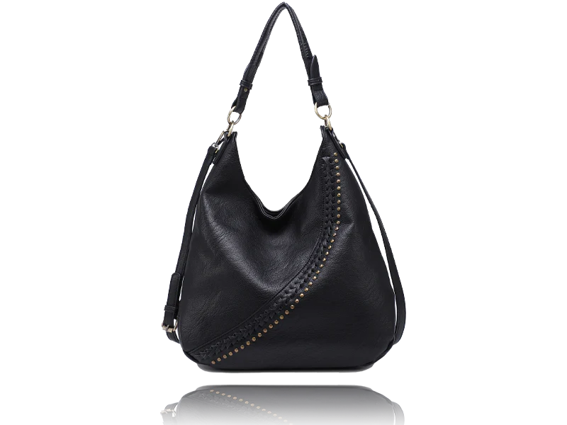 Black Atlas Hobo Bag