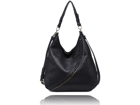 Black Atlas Hobo Bag