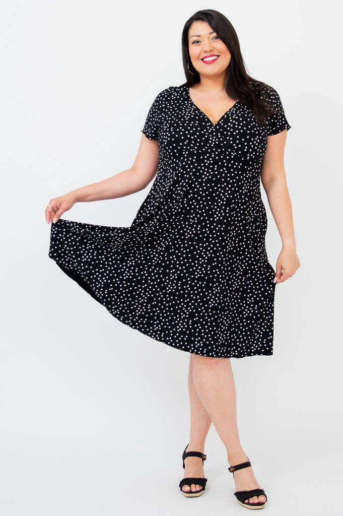 Aurora dress, Polka, Bamboo