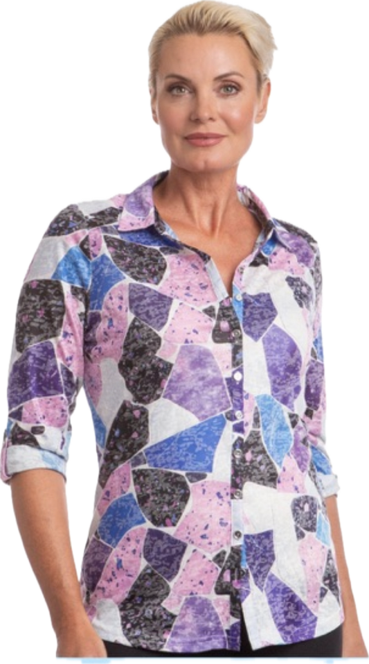 Abstract Purple Top NL46782