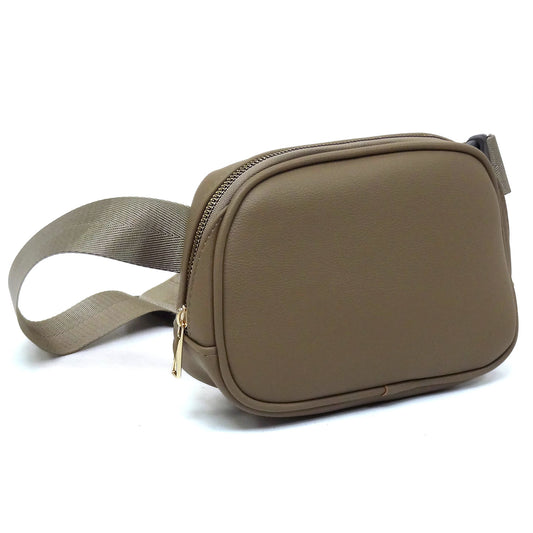 Taupe belt bag