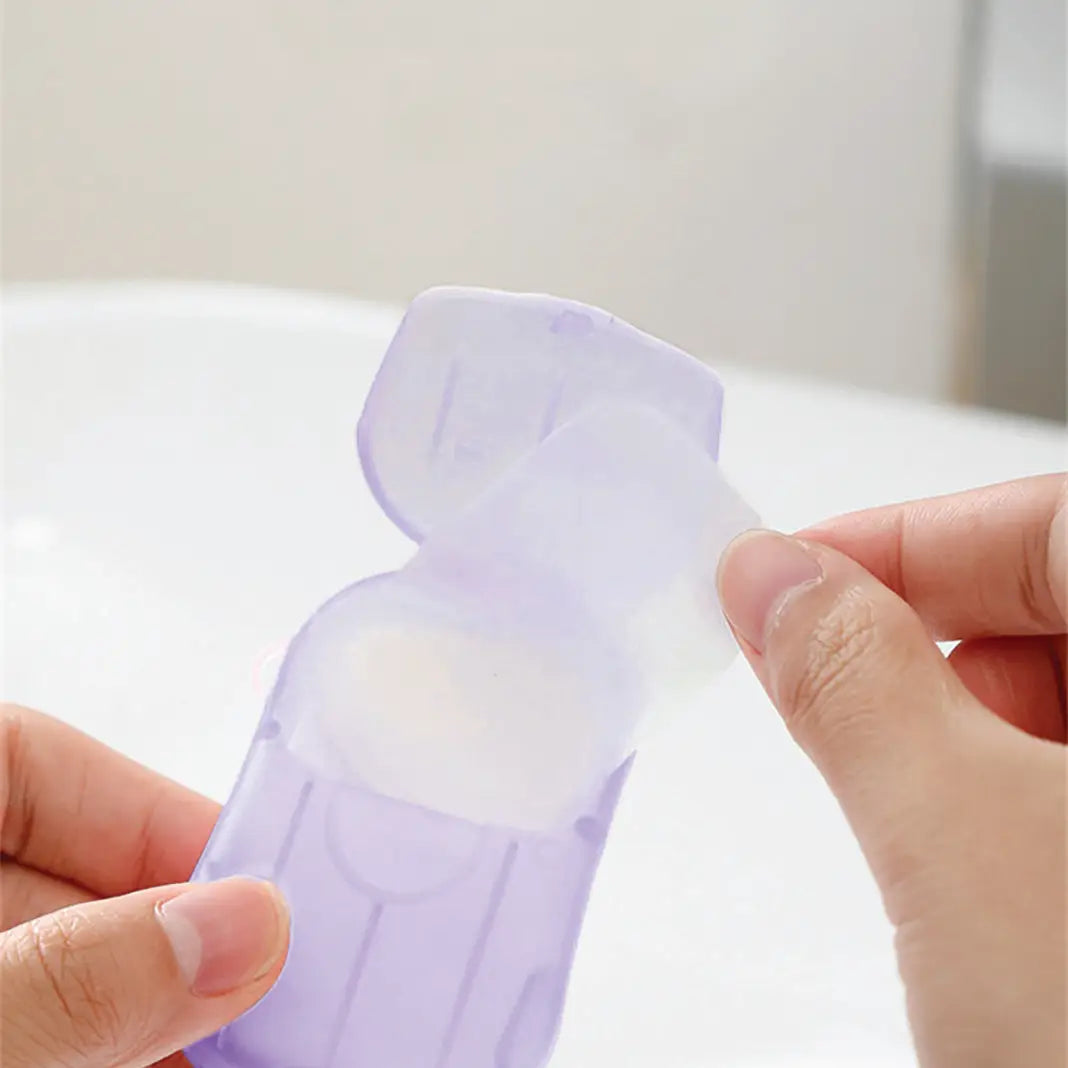 On the go soap sheets