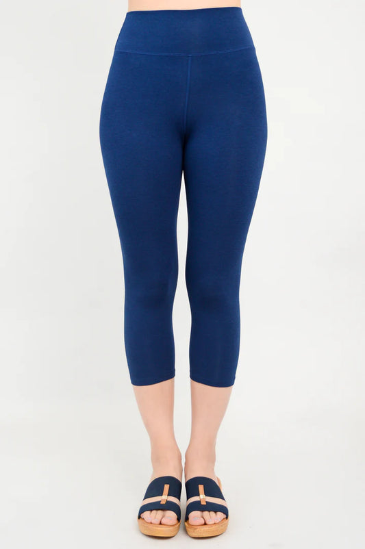 Bamboo Riley capris Indigo
