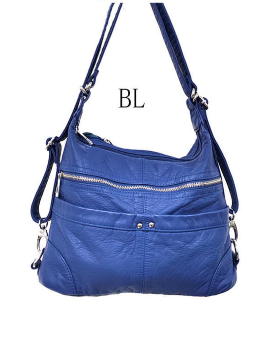 Blue 3 in 1 with two open pouches WH2927