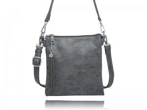 Black Charcoal Messenger Bag H9010