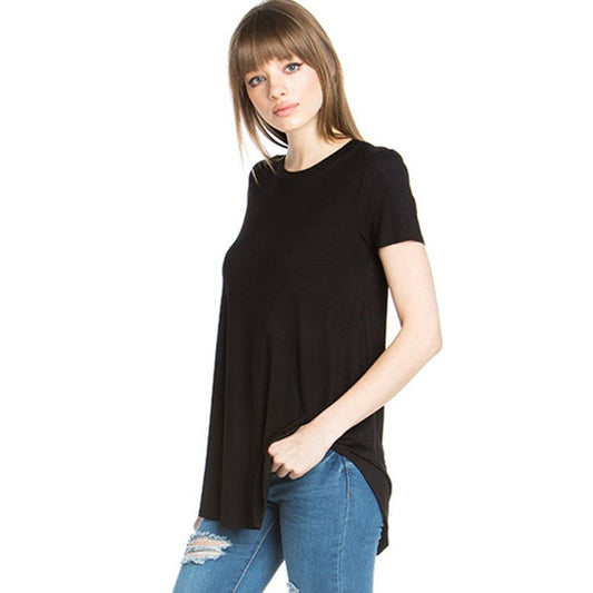 Loose Cut Short Sleeve Black 2278 AZ