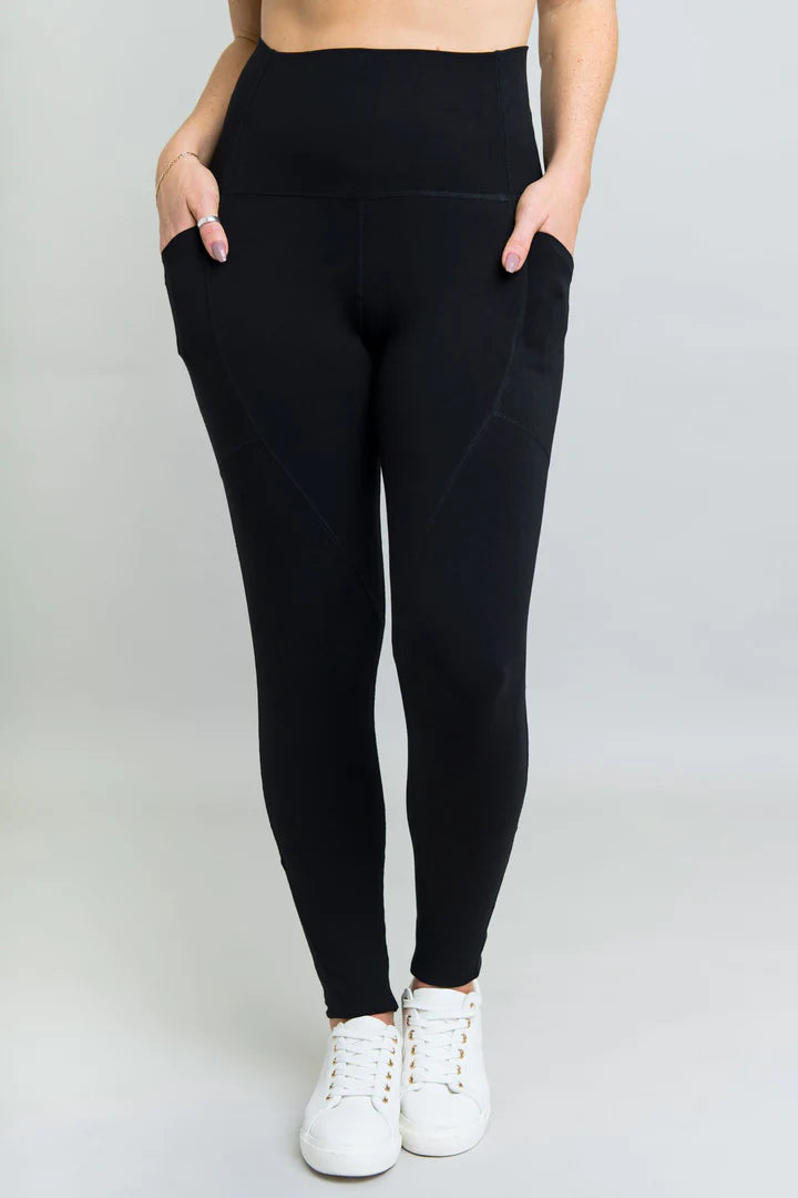 Unique Fashion Bamboo Robson Legging Black