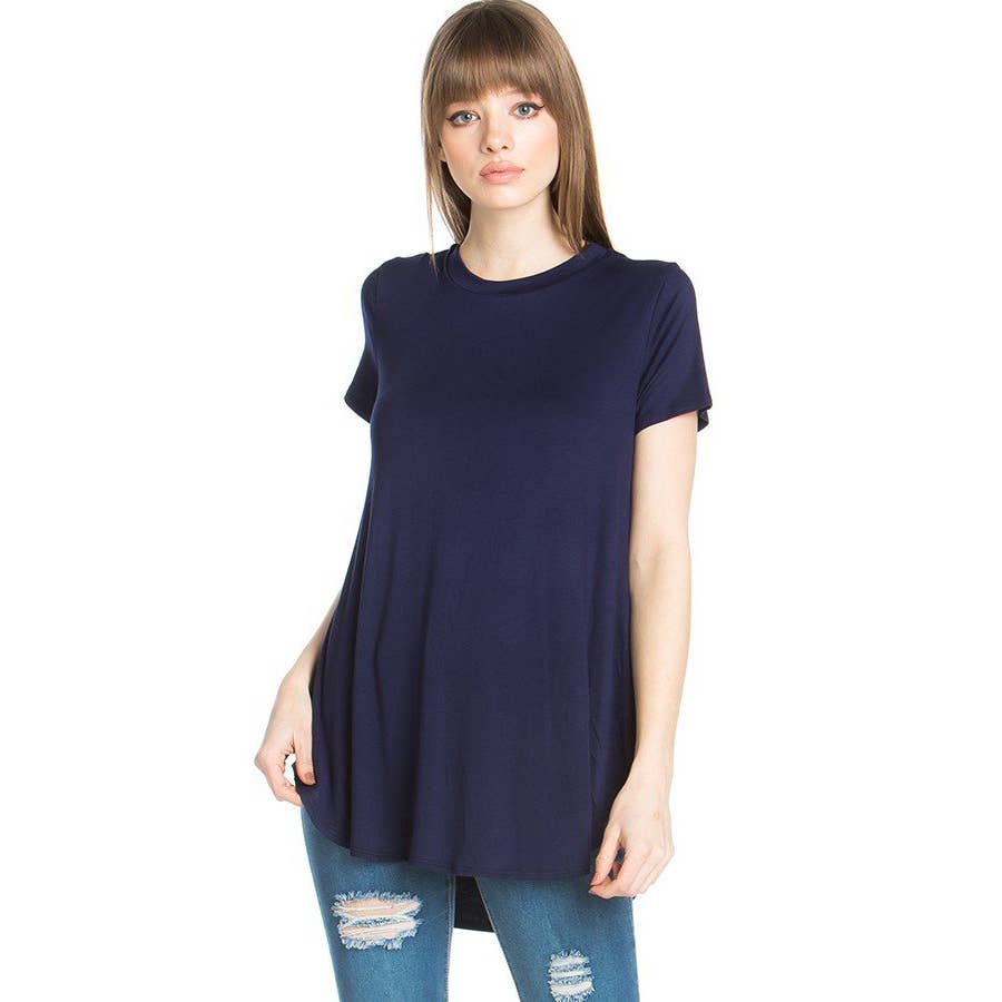 Shop Local for Unique Navy Short Sleeve Fashion