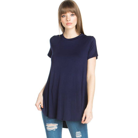 Loose Cut Short Sleeve Navy 2278 AZ