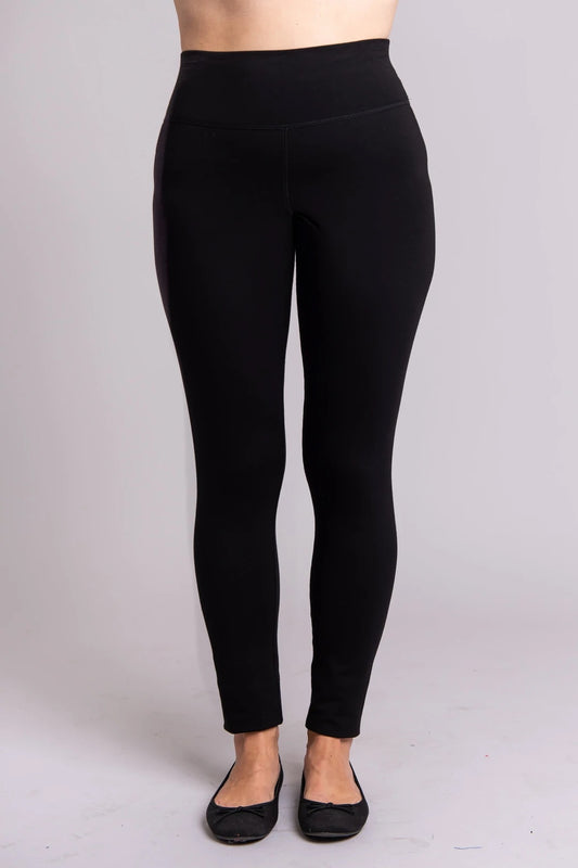 Dixie legging bamboo fleece in black