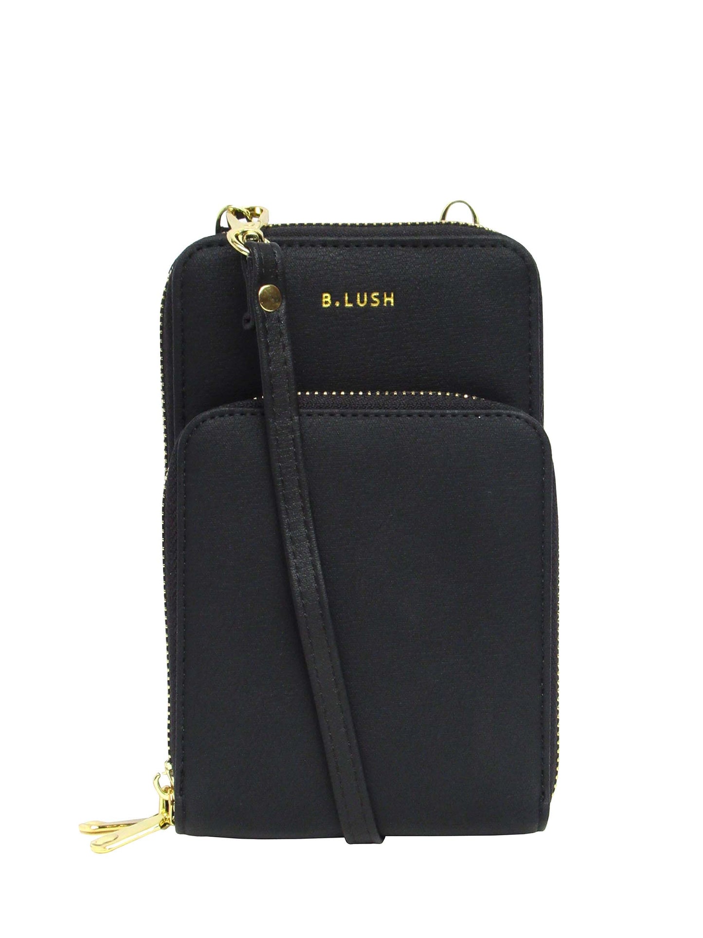 Black pass phone purse