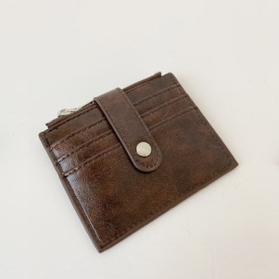 Brown small cardholder coin purse