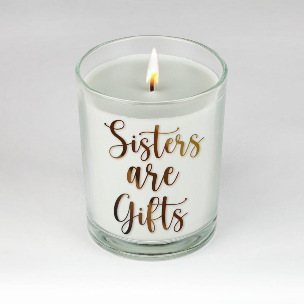 Soy candles Sisters are gifts