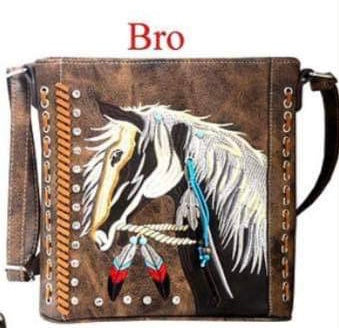 Brown horse messenger