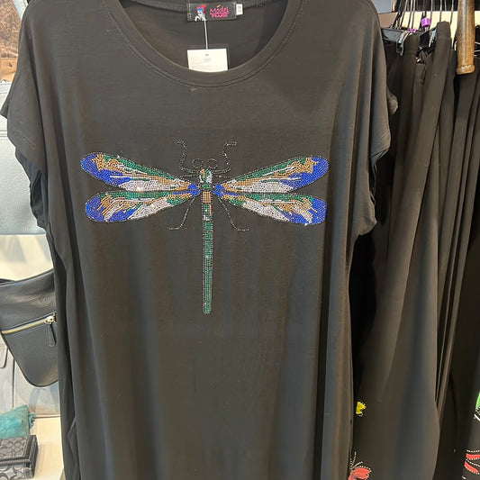 Bling dragonfly tunic 20404