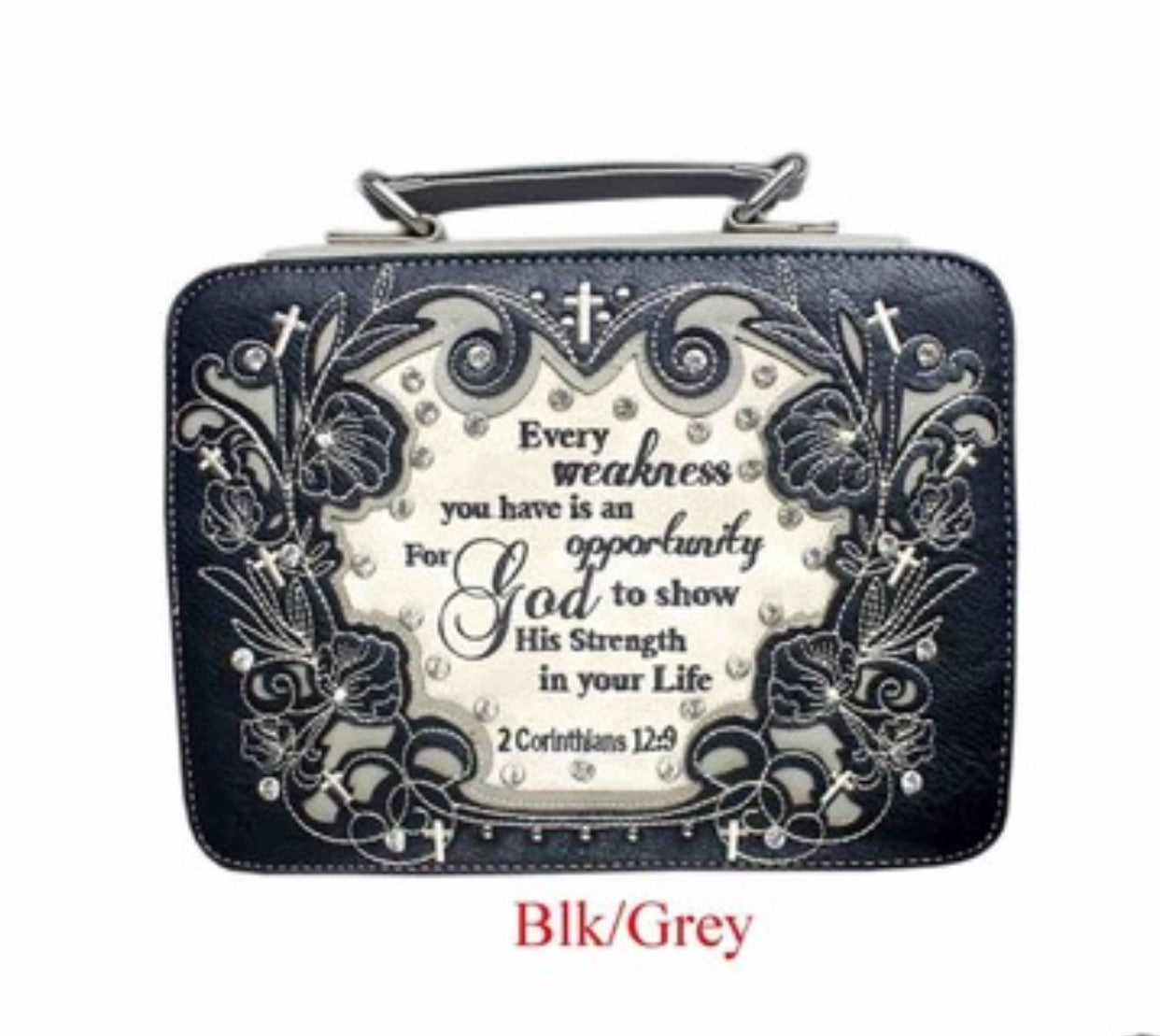 Black/grey Every weakness bible cover