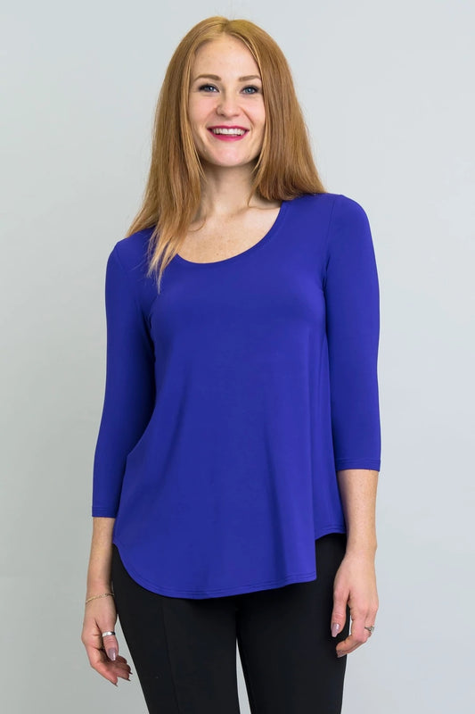 Jazz 3/4 sleeve bamboo in violet