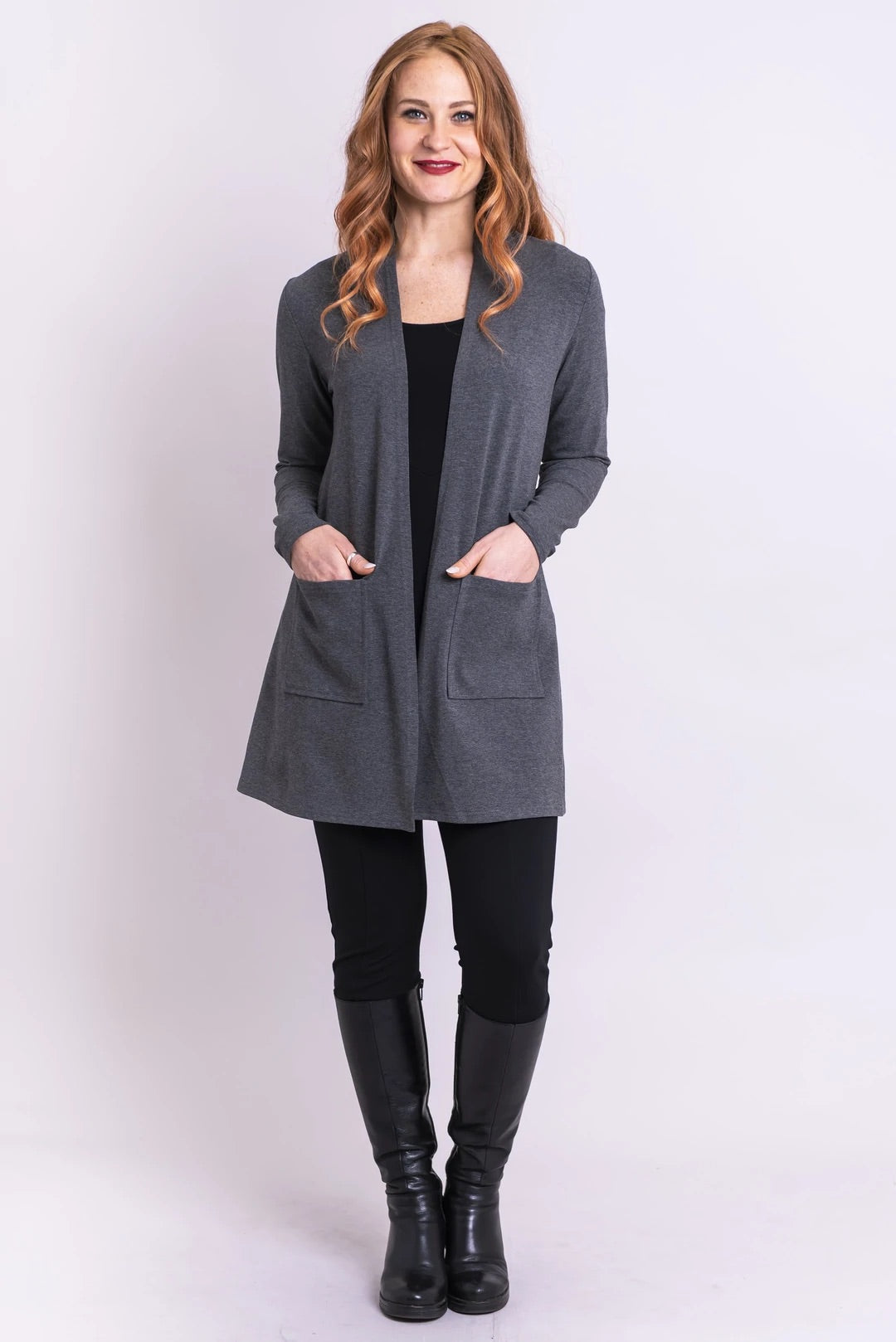 Pauline jacket bamboo in graphite