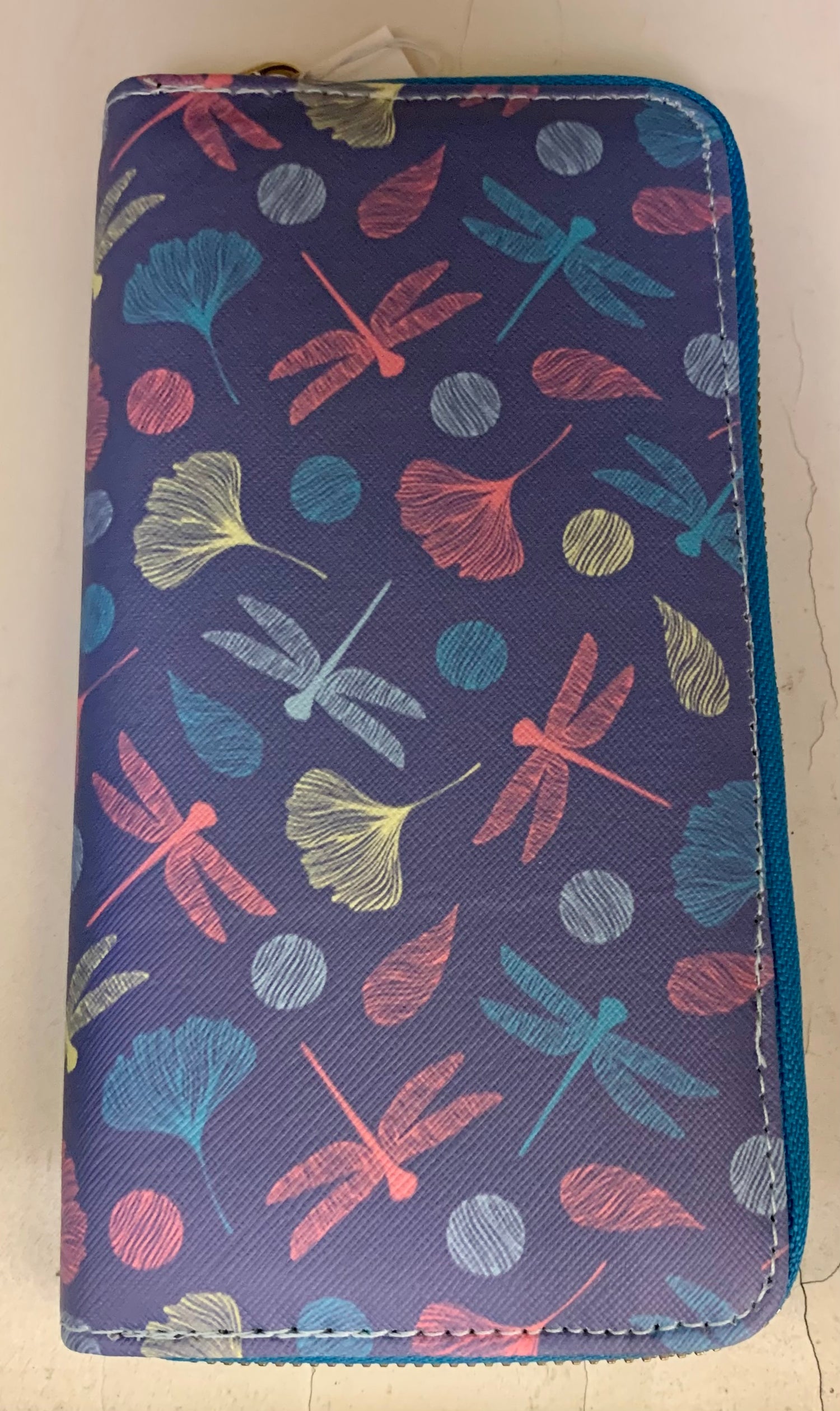 Dragonfly blue wallet