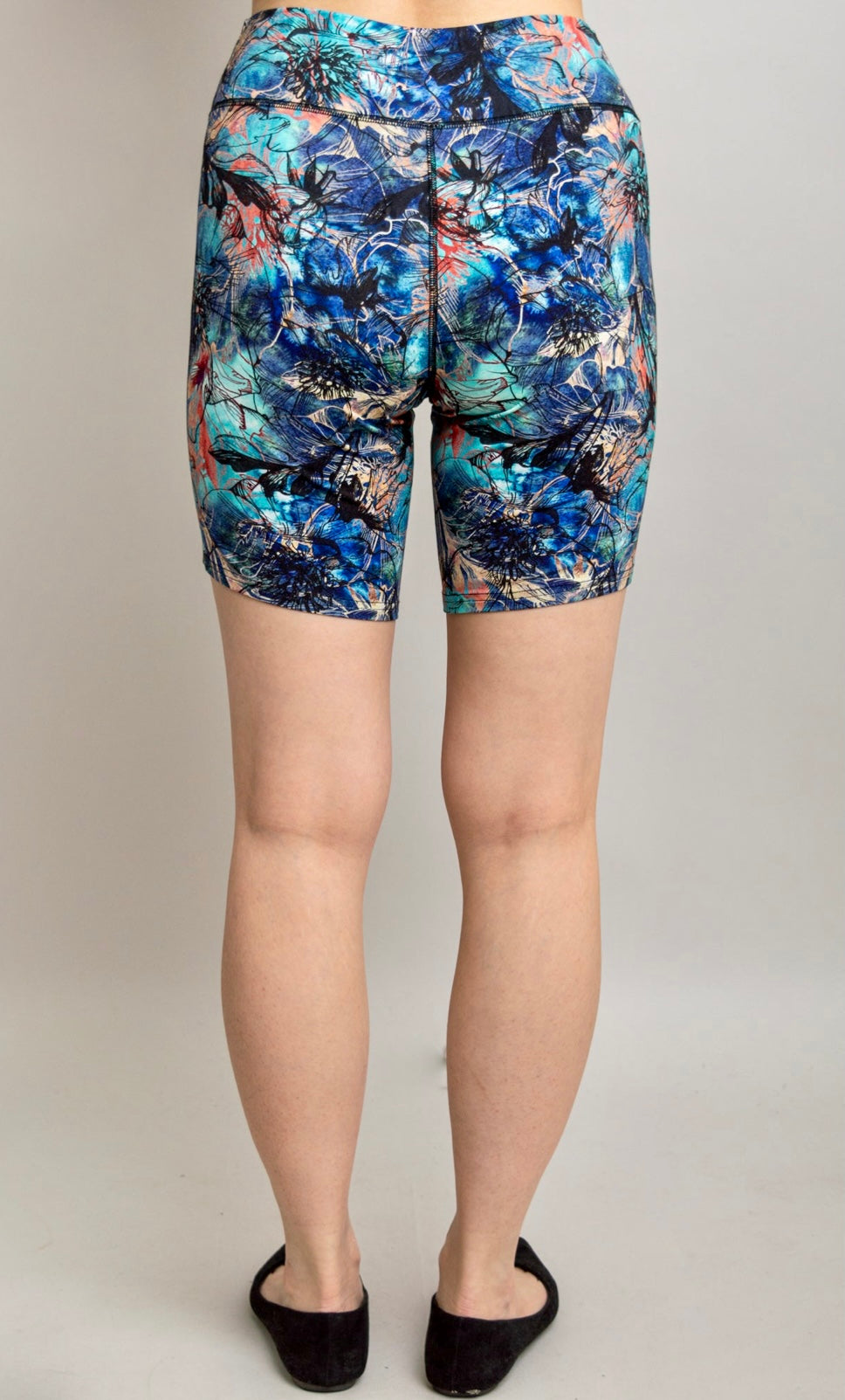 Bamboo Hallie Shorts, Blue Dawn