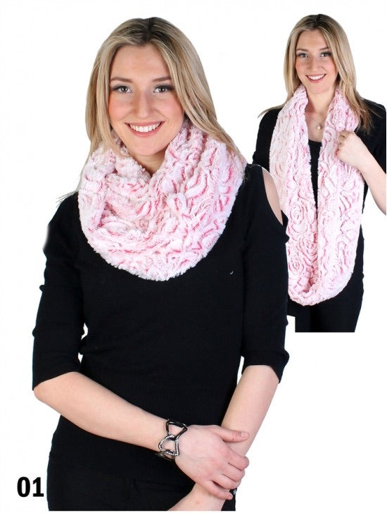 Plush infinity scarf