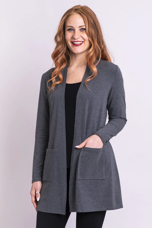 Pauline jacket bamboo in graphite