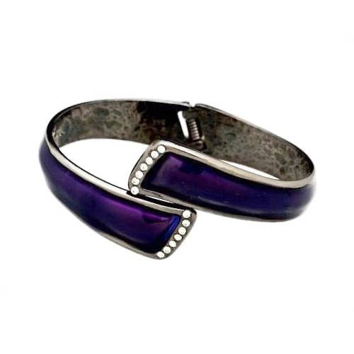 Purple bracelet/purse hanger