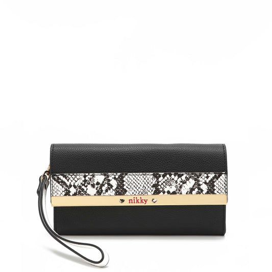 Black Eugene clutch by Nikky