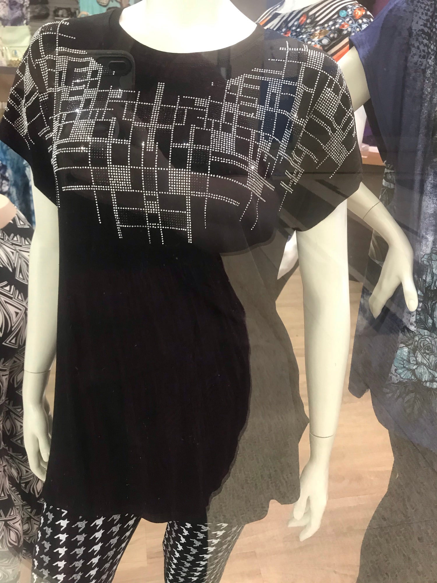 Local Fashion Unique Tunic with Bling