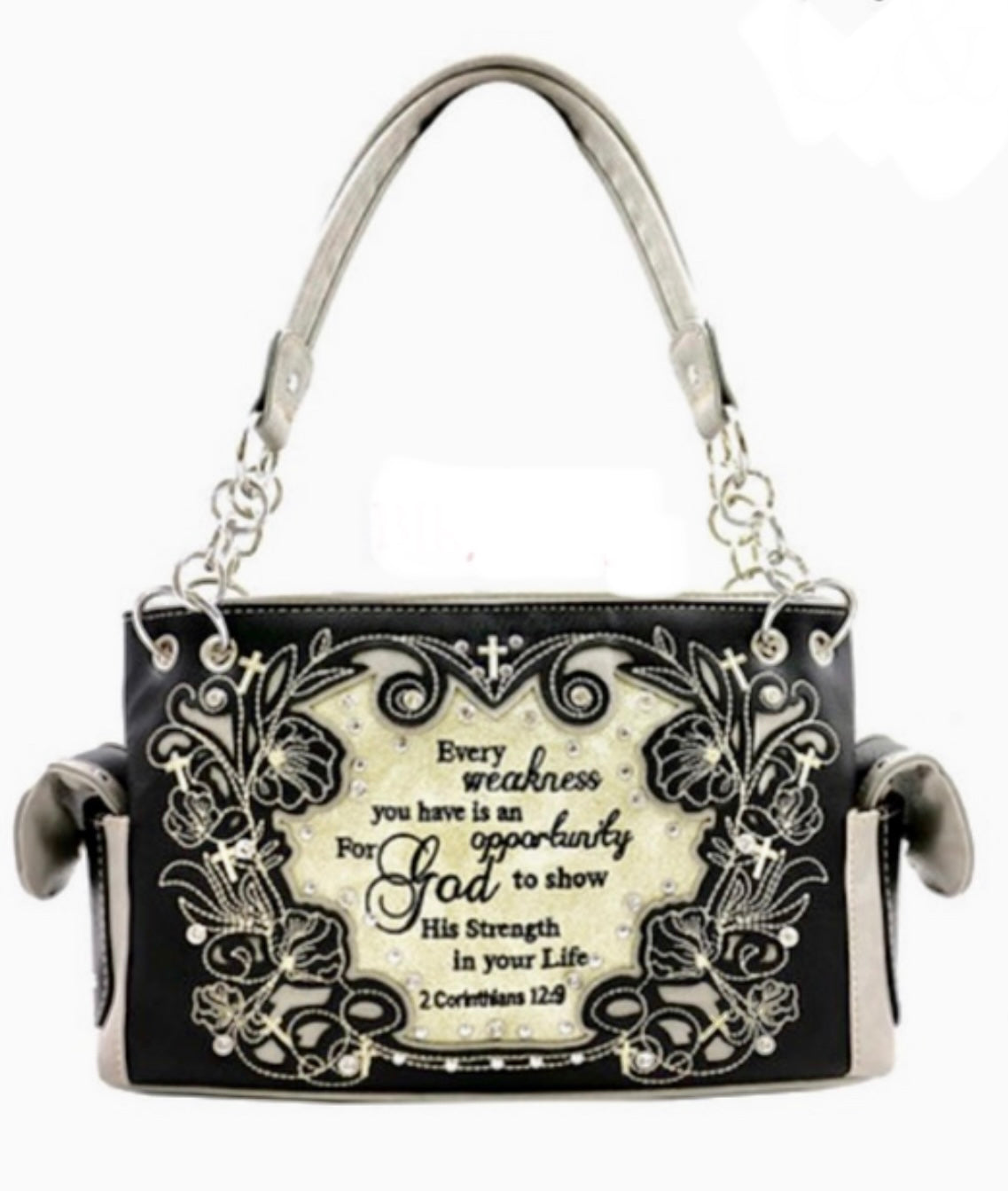 Black/Grey Every weakness purse