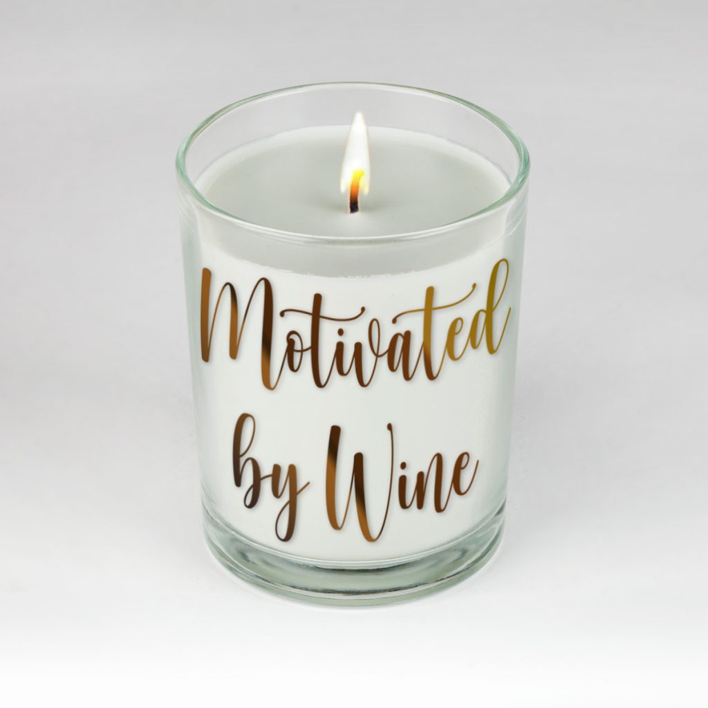Soy candles Motivated by wine