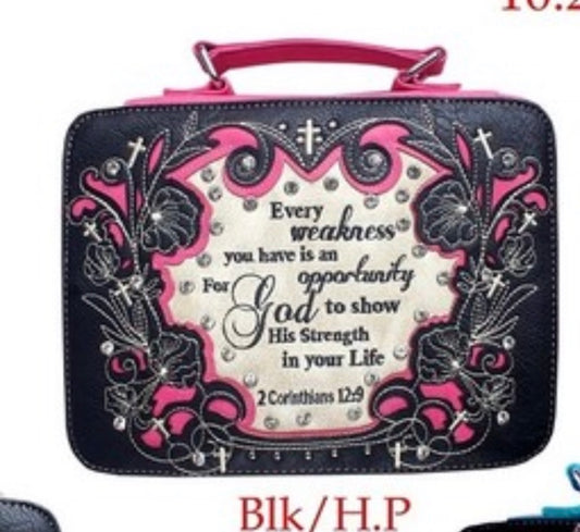 DaySpring Hope & Encouragement Navy Bible & Studio 71 Love Bible cover -  Gift Set